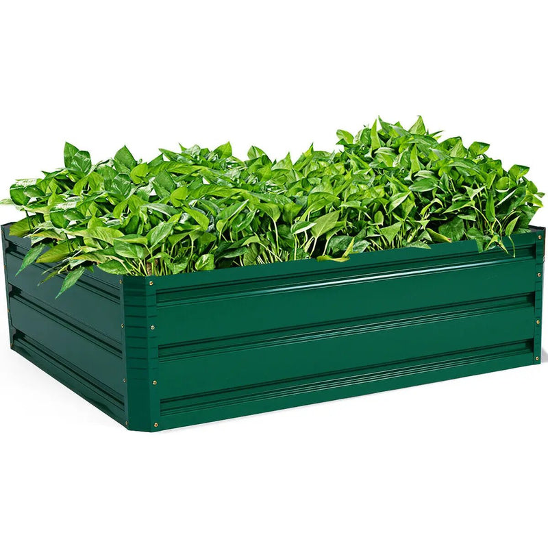 Raised Garden Bed 40x32 Inch Steel Planter Box by DirectDeals