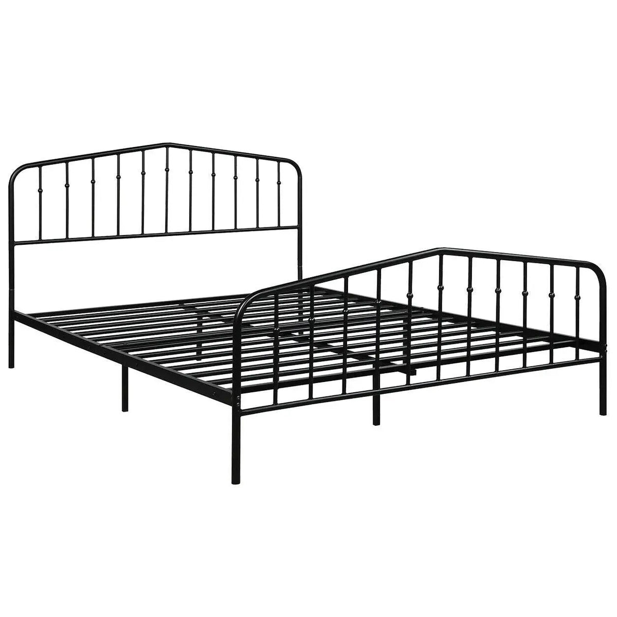 Queen Size Metal Bed Frame Slat Platform by DirectDeals