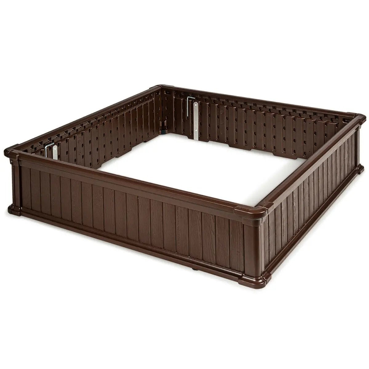 48 Inch Raised Garden Bed Planter for Flower Vegetables Patio by DirectDeals