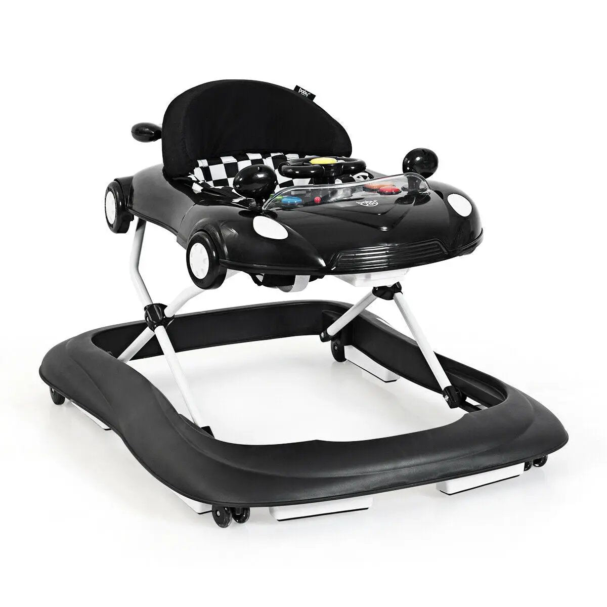 2-in-1 Foldable Baby Walker with Music Player and Lights by DirectDeals