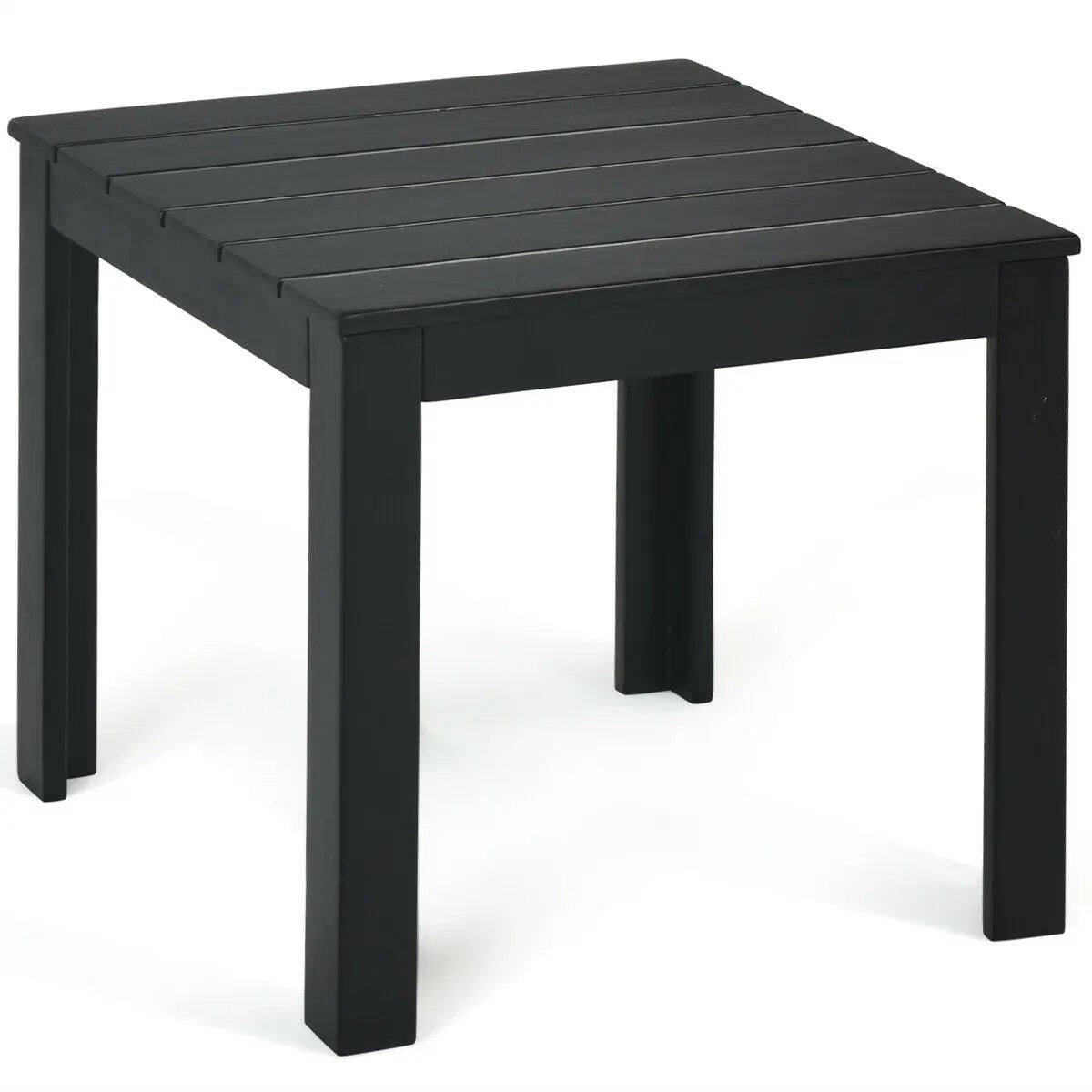 Wooden Square Patio Coffee Bistro Table by DirectDeals