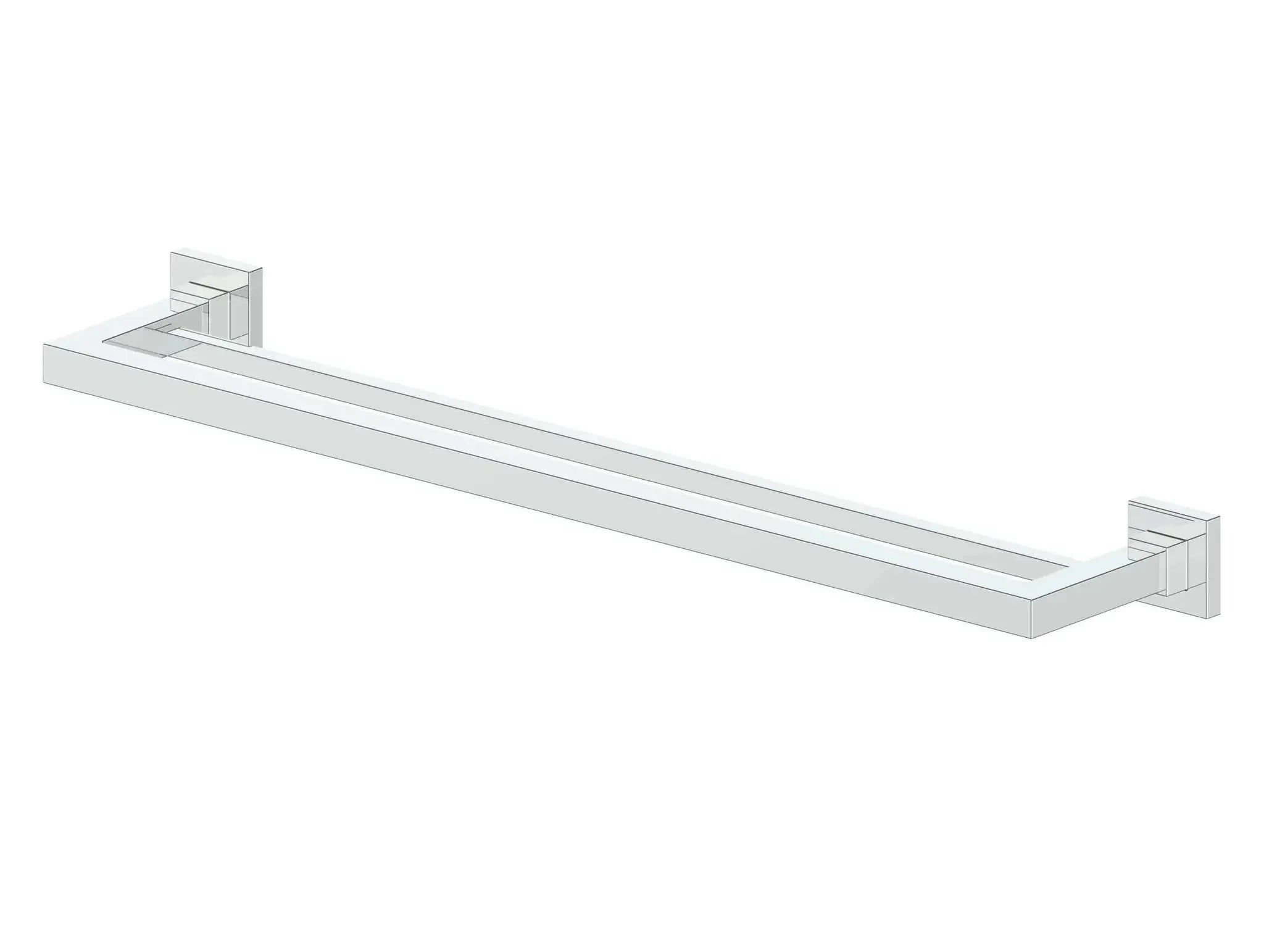 ZLINE Bliss Double Towel Rail BLS-TRD-CH by Farmhouse Kitchen and Bath
