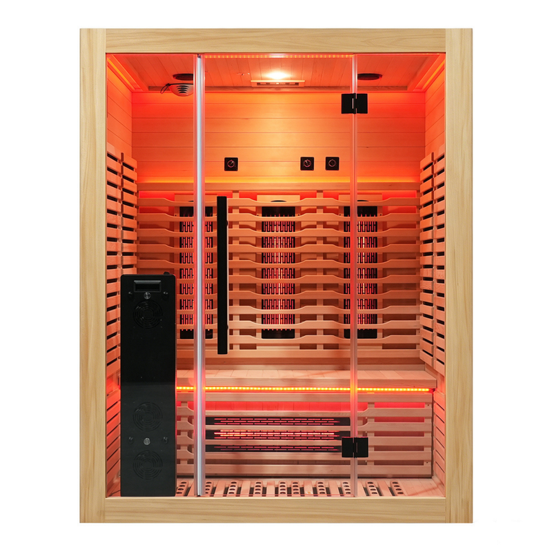 Blisspod I Venetian RED I All-In-One - Full Spectrum + Red Light Therapy I Indoor Premium Sauna I 3 Person, photo 3 of 21