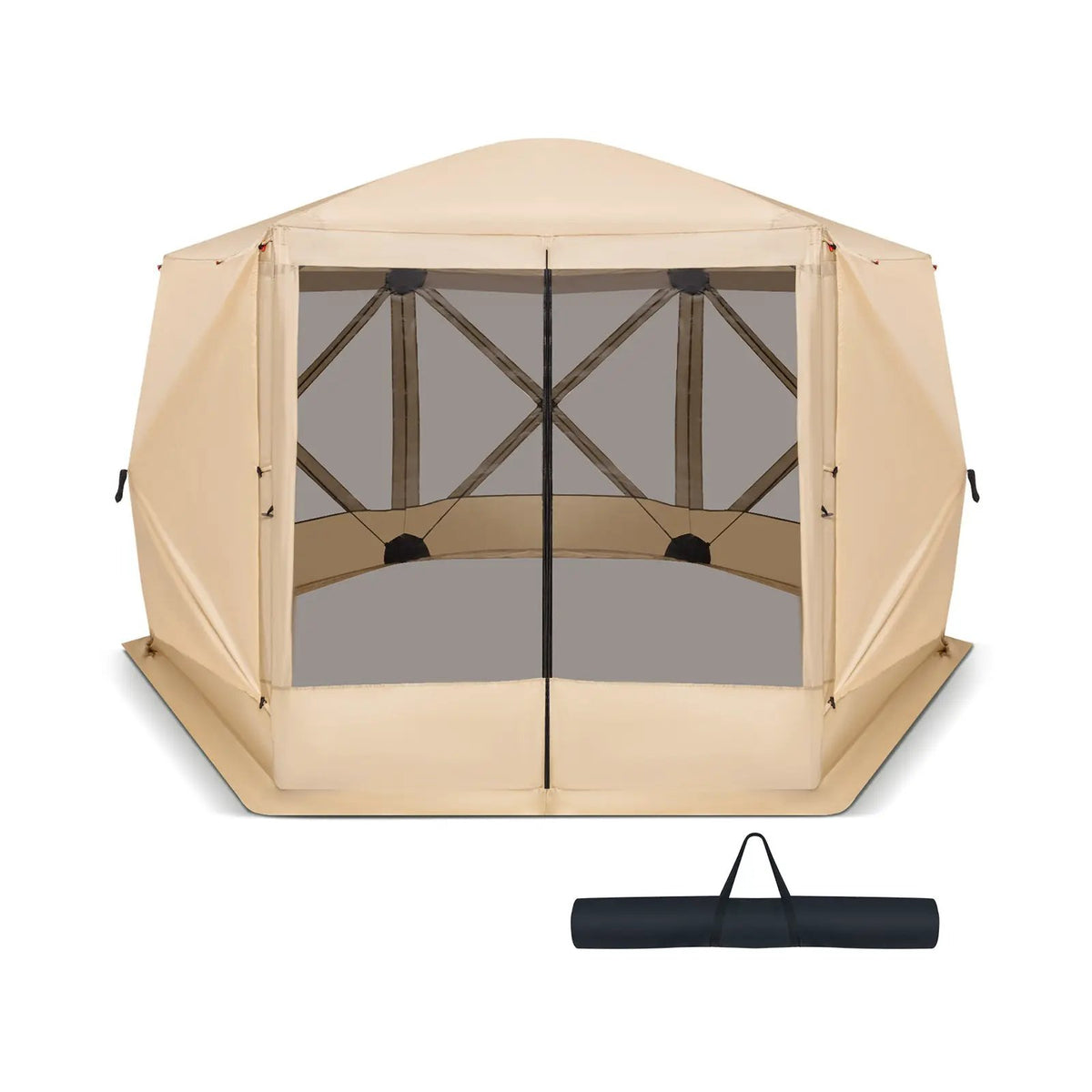 11.5 X 11.5 FT Pop-up Screen House Tent with Portable Carrying Bag by DirectDeals