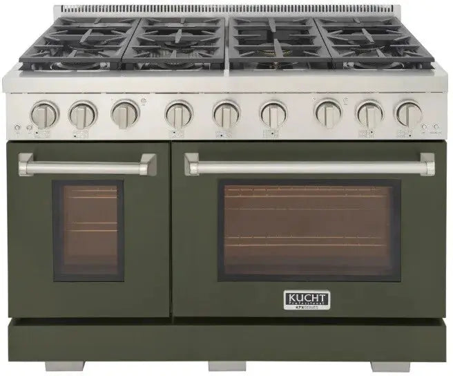 Kucht 48" Freestanding Professional Gas Range KFX4800X-G by Farmhouse Kitchen and Bath
