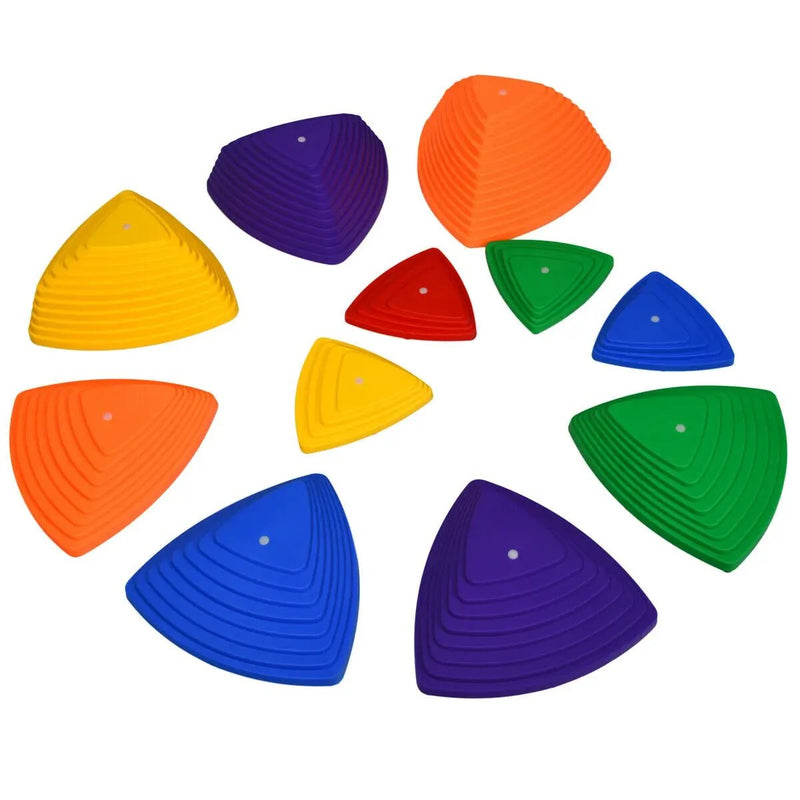 11 Pieces Non-Slip Bottom Kids Balance Stepping Stones by DirectDeals