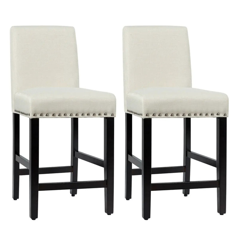 25 Inch Kitchen Chairs w/ Rubber Wood Legs by DirectDeals