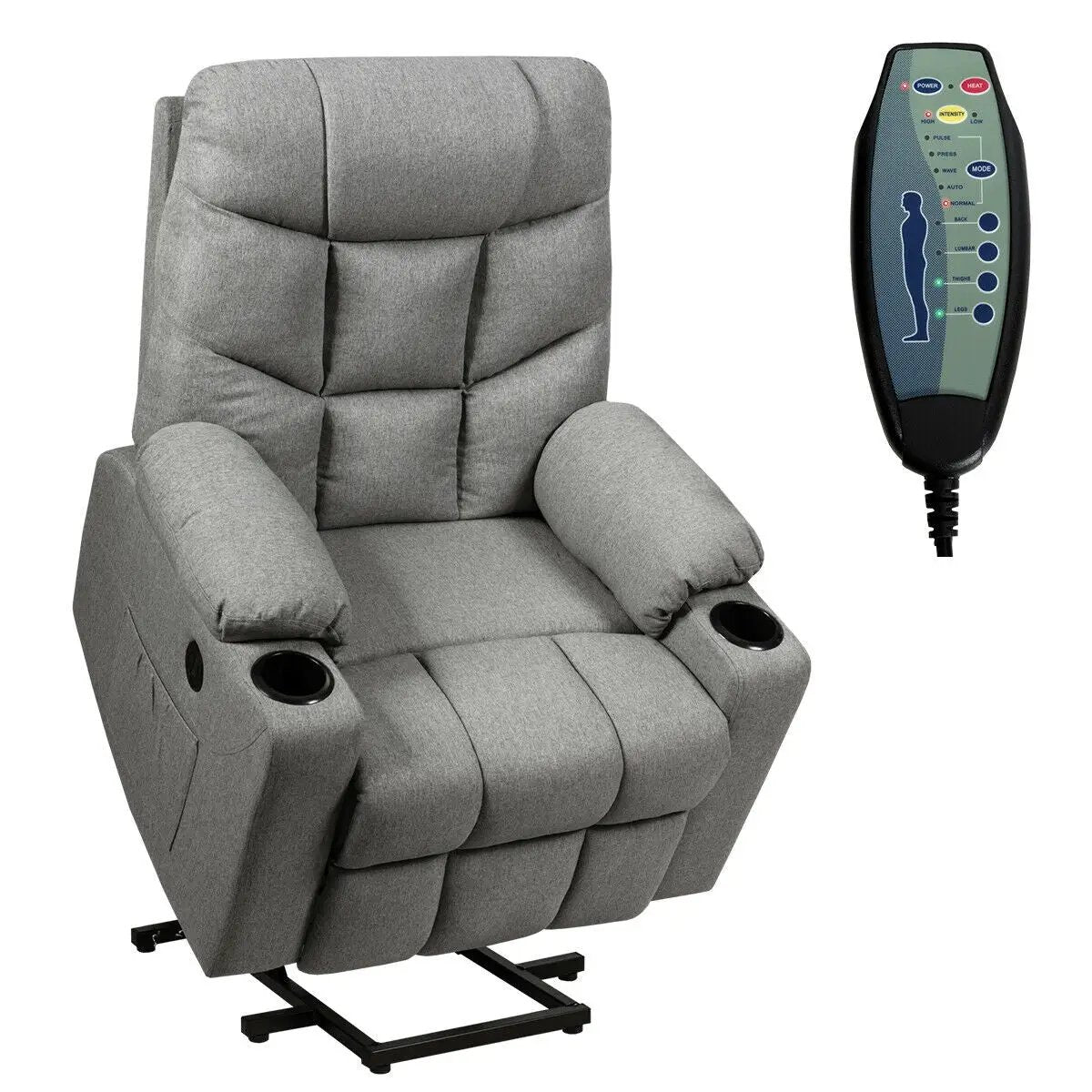 Electric Power Lift Recliner Massage Sofa by DirectDeals