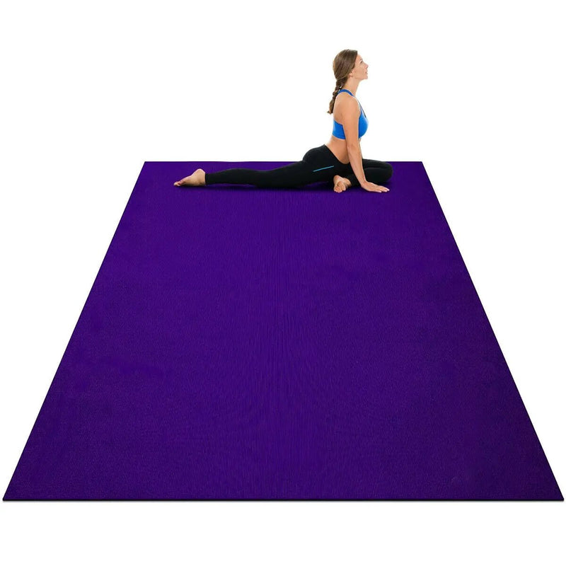 Large Yoga Mat 6' x 4' x 8 mm Thick Workout Mats by DirectDeals