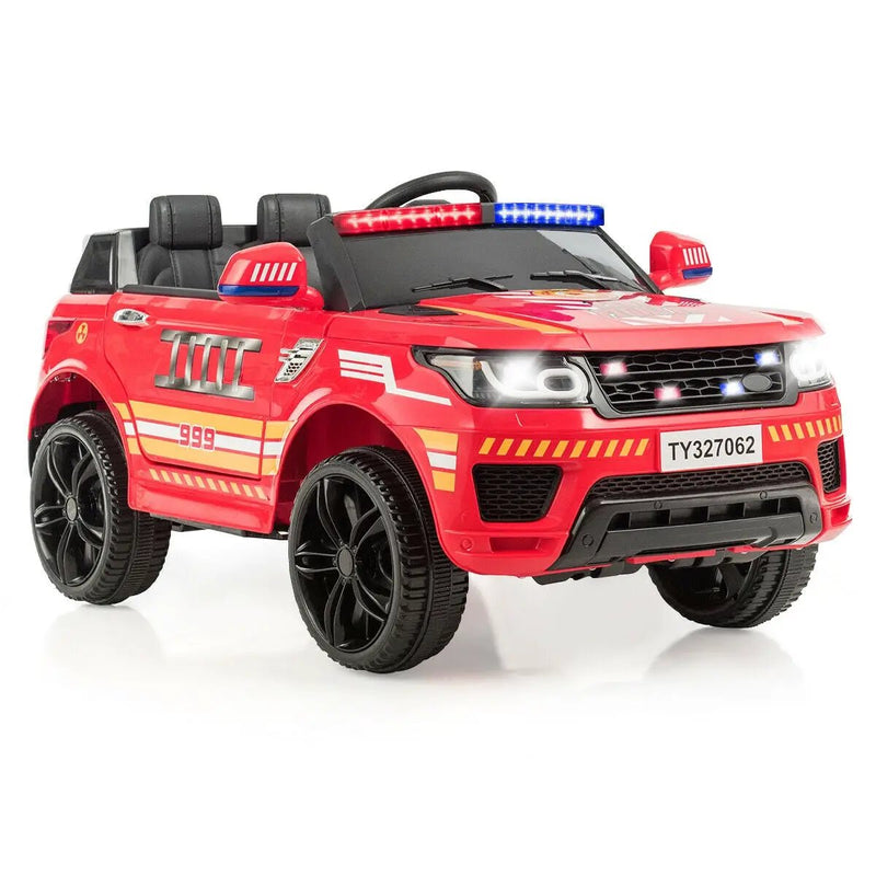 12V Kids Electric Ride On Car with Remote Control-Red by DirectDeals