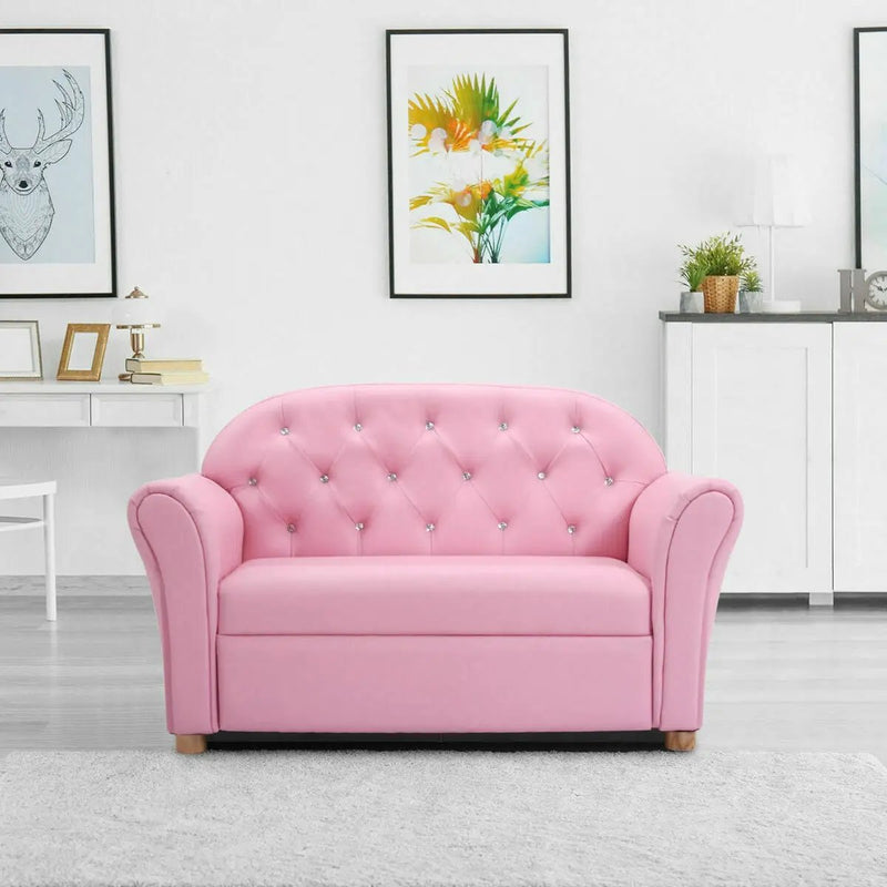 Kids Princess Armrest Chair Lounge Couch by DirectDeals