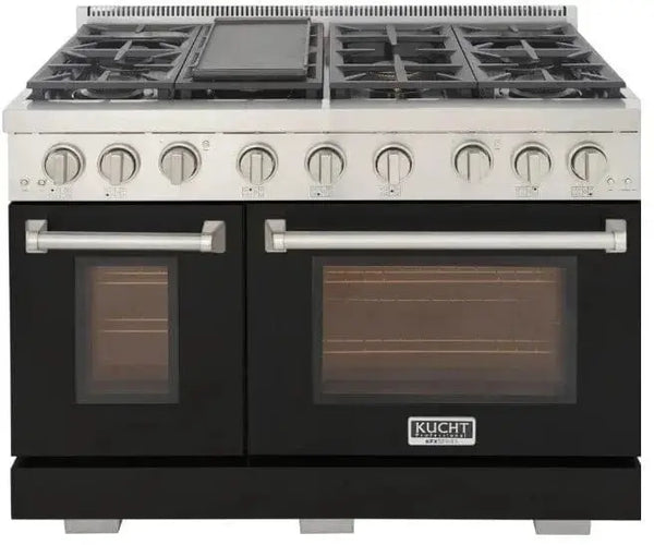 Kucht 48" Freestanding Professional Gas Range KFX4800X-BK, photo 2 of 6