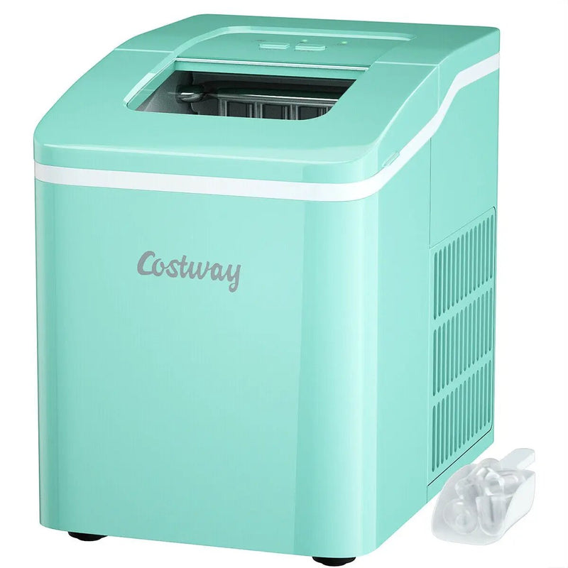 Portable Countertop Ice Maker Machine with Scoop-Green by DirectDeals