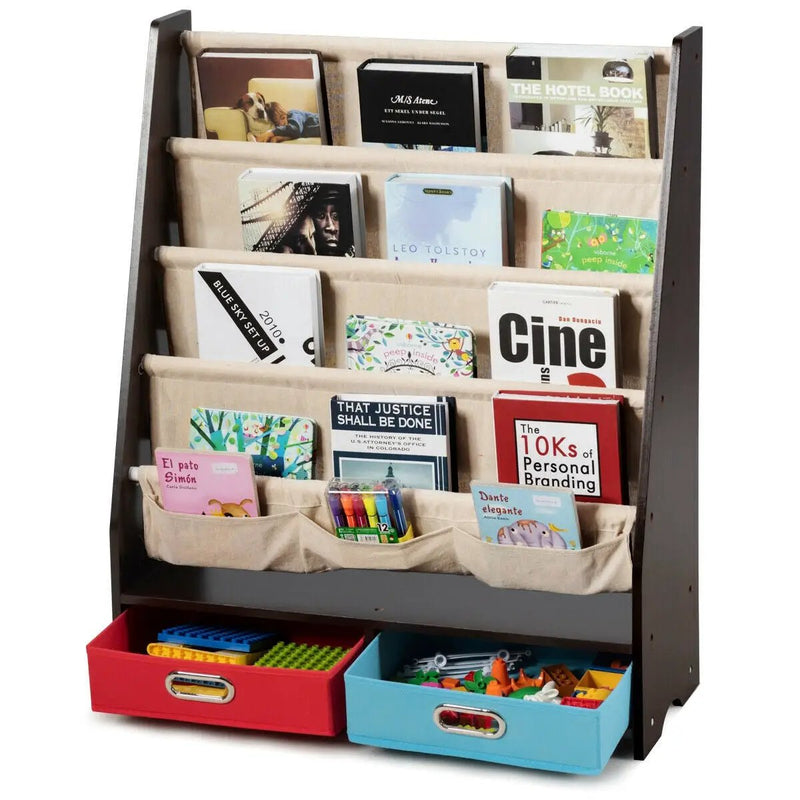 Kids Book and Toys Organizer Shelves by DirectDeals