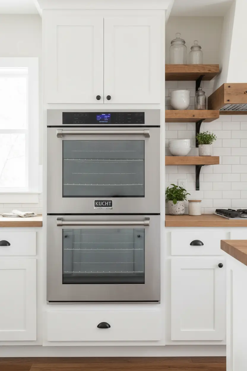 Kucht 30" Double Convection Electric Wall Oven KWO620 by Farmhouse Kitchen and Bath