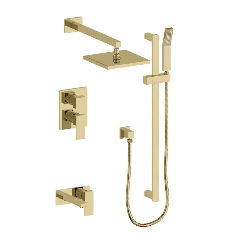 ZLINE Bliss Shower System Oversized Shower Head, BLS-SHS12-PG by Farmhouse Kitchen and Bath