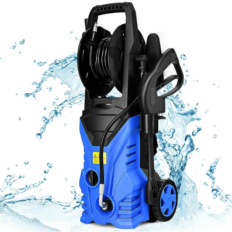 1800W 2030PSI Electric Pressure Washer Cleaner with Hose Reel by DirectDeals