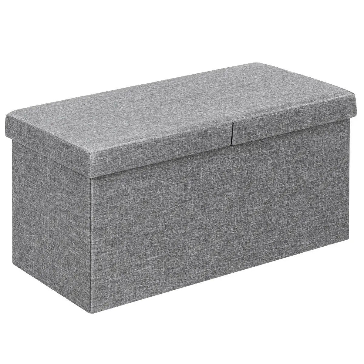 30 Inch Folding Storage Ottoman with Lift Top by DirectDeals