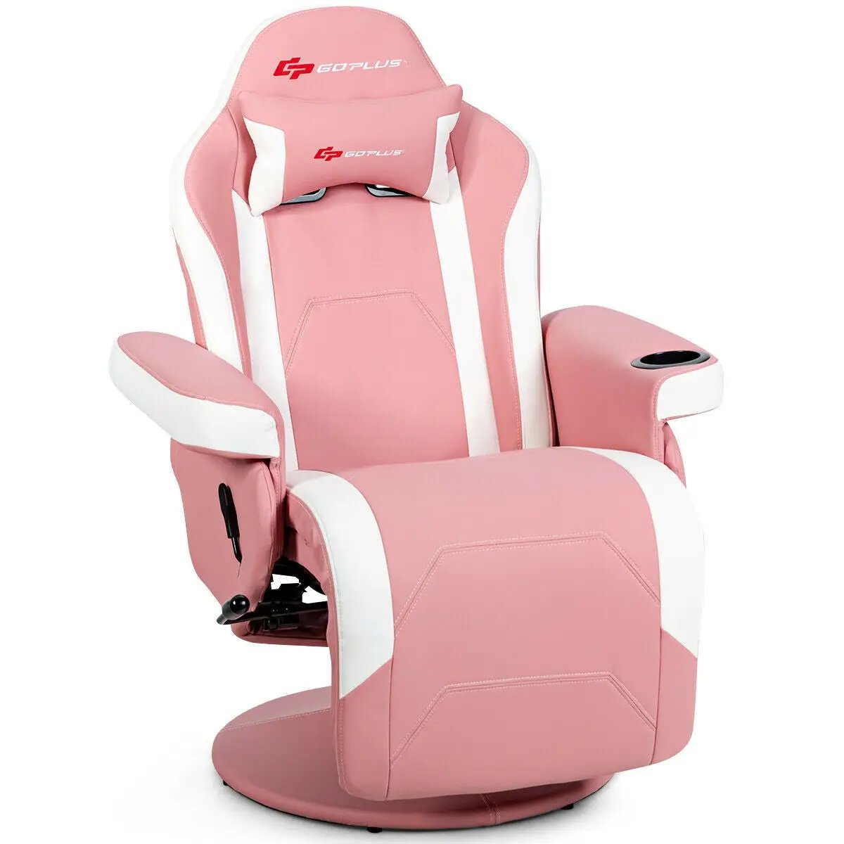 Ergonomic High Back Massage Gaming Chair with Pillow by DirectDeals