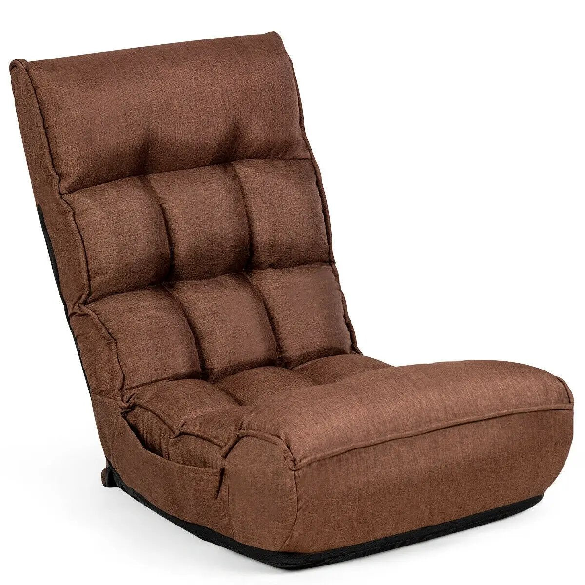 4-Position Adjustable Floor Chair Folding Lazy Sofa by DirectDeals