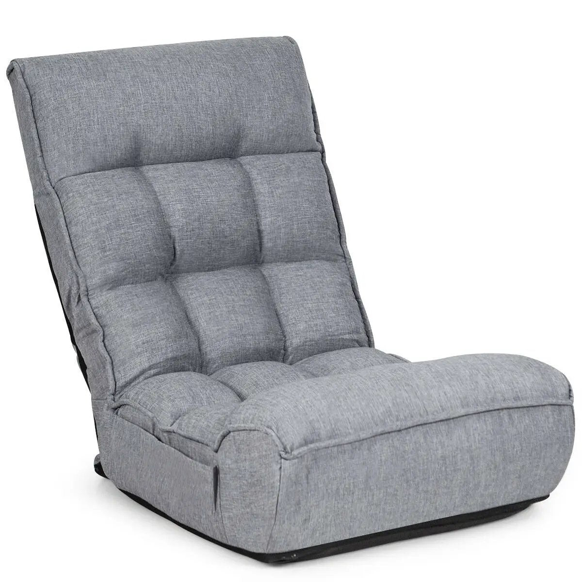 4-Position Adjustable Floor Chair Folding Lazy Sofa by DirectDeals