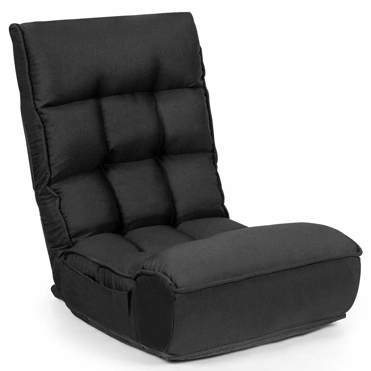 4-Position Adjustable Floor Chair Folding Lazy Sofa by DirectDeals