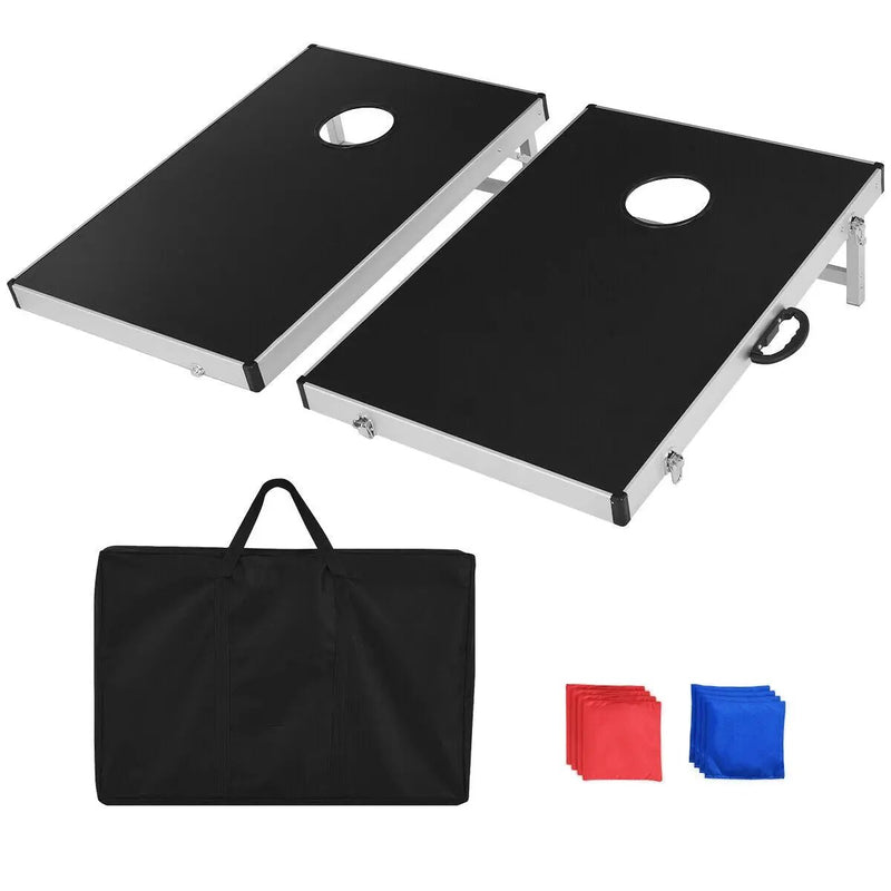 Cornhole Set with Foldable Design and Side Handle by DirectDeals