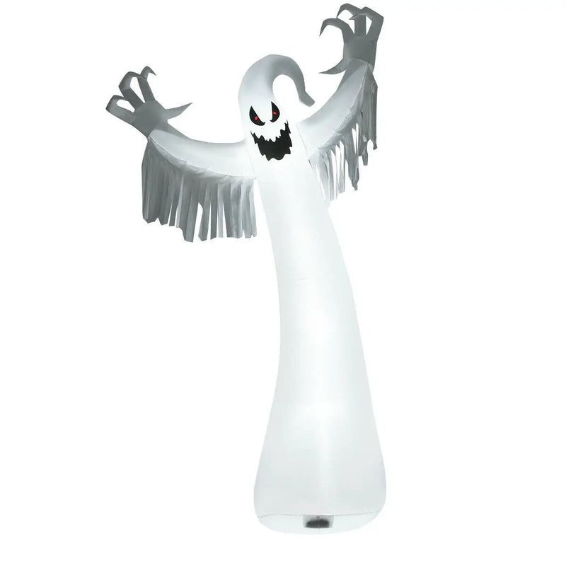 12 Feet Halloween Inflatable Spooky Ghost with Blower and LED Lights by DirectDeals