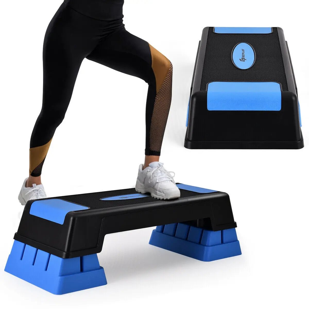 Aerobic Exercise Stepper Trainer with Adjustable Height 5 by DirectDeals