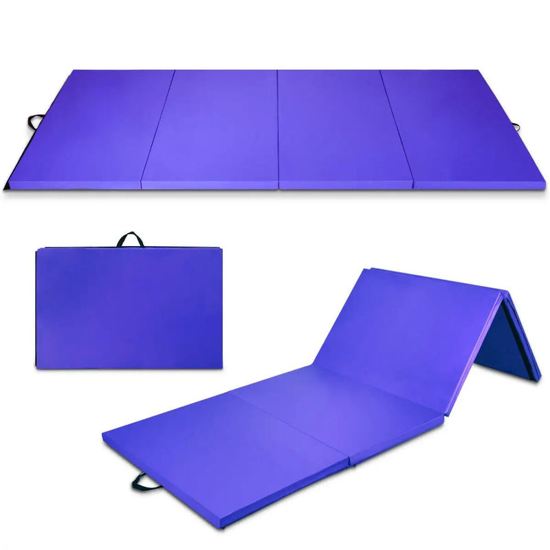 4 Feet x 10 Feet x 2 Inch Folding Gymnastics Tumbling Gym Mat by DirectDeals