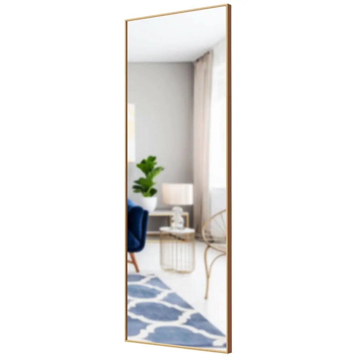 59 Inch Full Length Mirror Large Rectangle Bedroom Mirror by DirectDeals