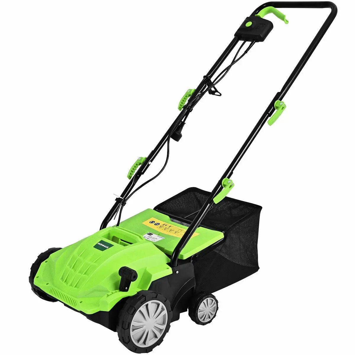 13 Inch 12 Amp Electric Scarifier with Collection Bag and Removable Blades by DirectDeals