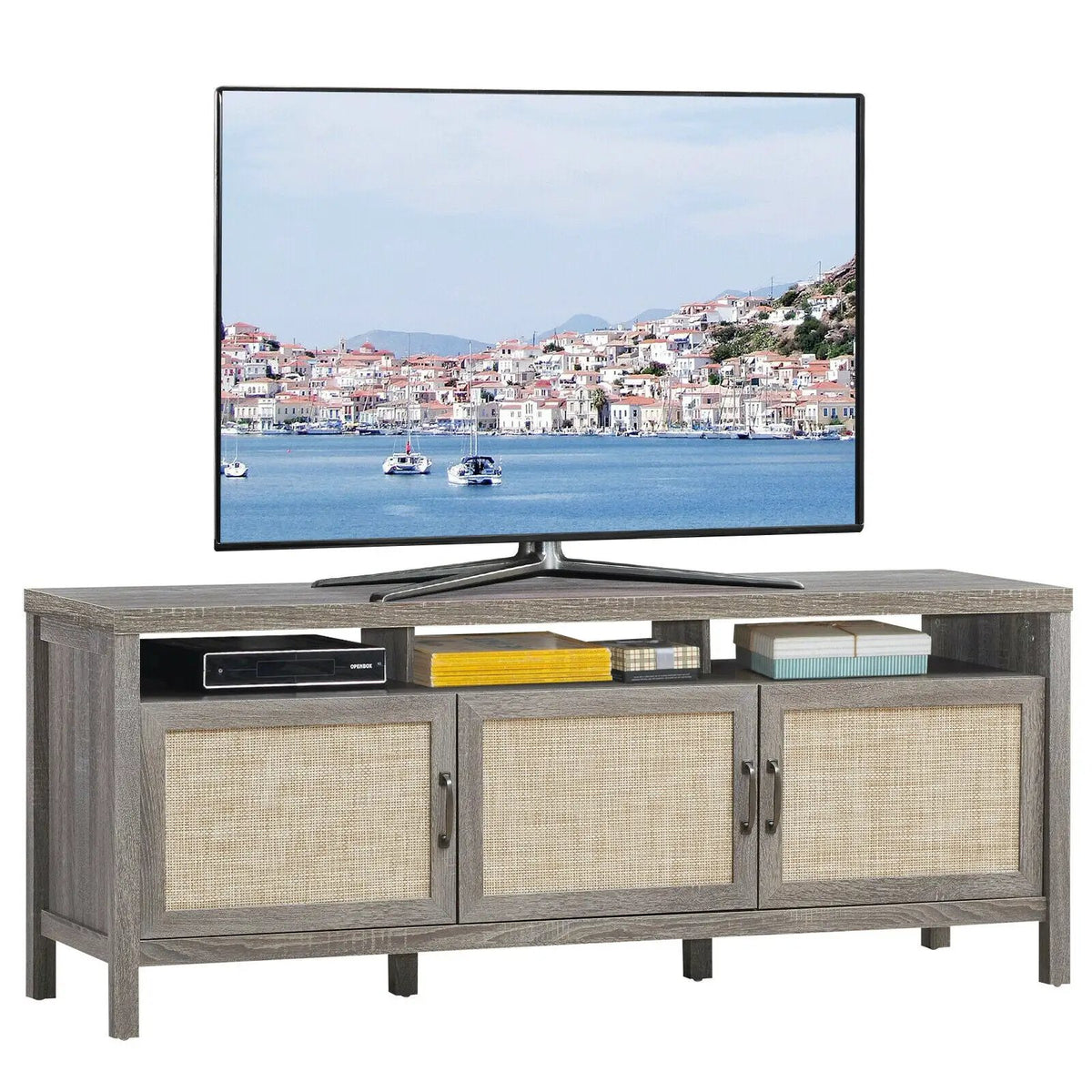 Universal TV Stand Entertainment Media Center for TV's up to 65 Inch by DirectDeals