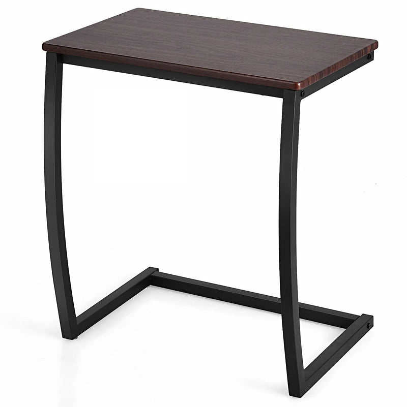 Steel Frame C-shaped Sofa Side End Table-Coffee by DirectDeals