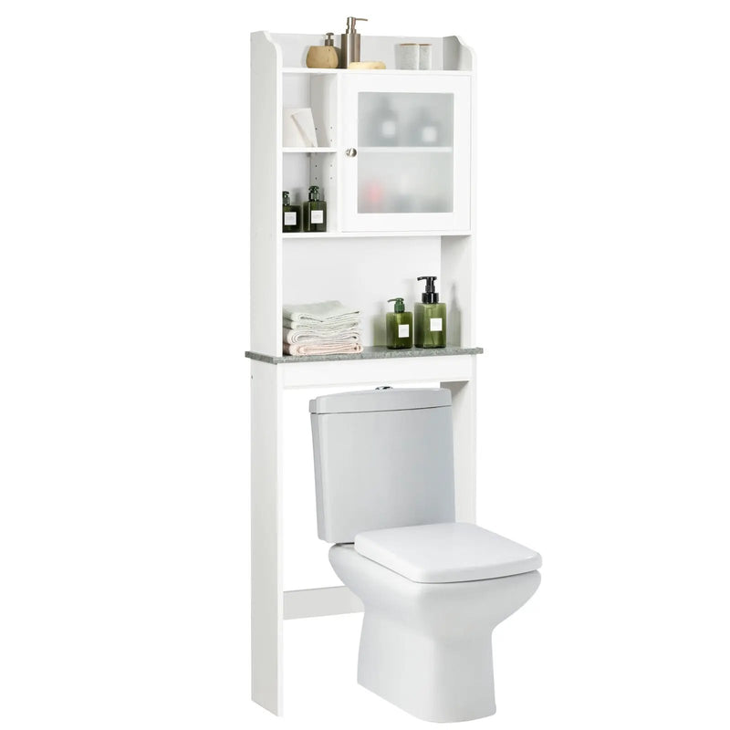 Bathroom Space Saver White Over-the-Toilet Cabinet by DirectDeals