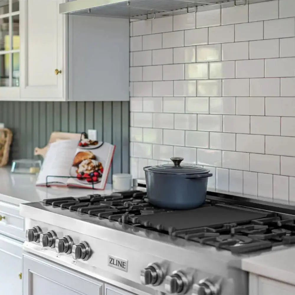 ZLINE 48" Bundle Range Top RT48 & Wall Oven AWD-30, 2KP-RTAWD48 by Farmhouse Kitchen and Bath