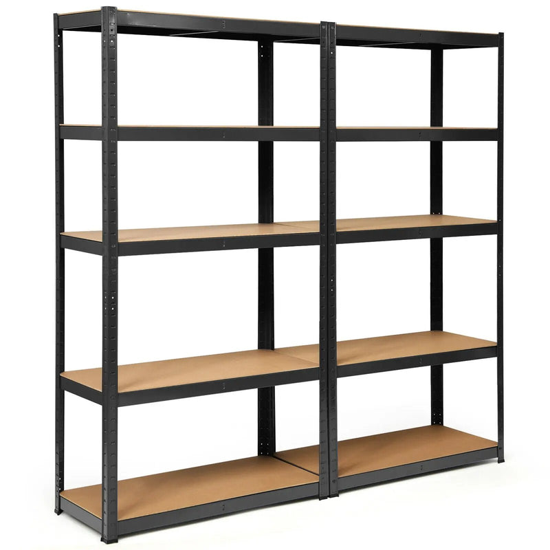 2 Pcs Storage Shelves Garage Shelving Units Tool Utility Shelves by DirectDeals