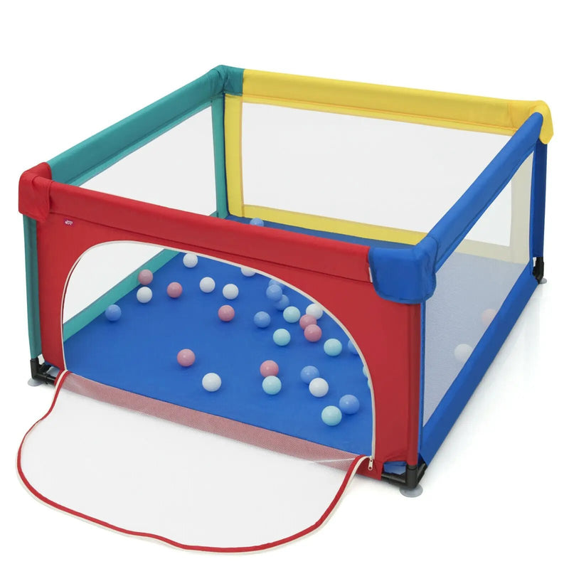 Large Safety Play Center Yard with 50 Balls for Baby Infant by DirectDeals