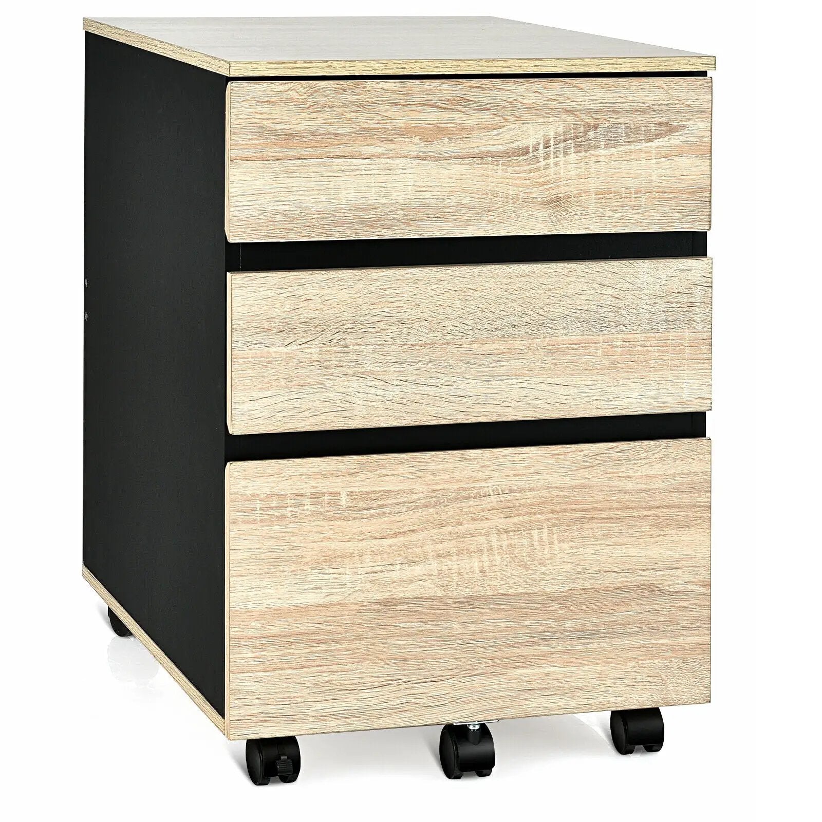 3-Drawer Mobile File Cabinet for Home Office by DirectDeals