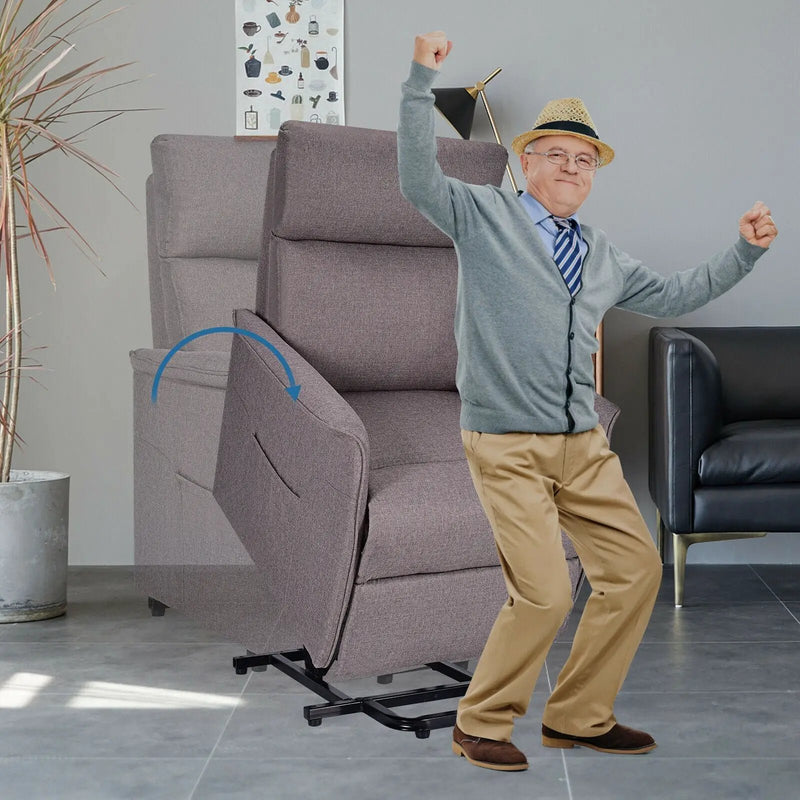 Power Lift Massage Recliner Chair for Elderly with Heavy Padded Cushion by DirectDeals