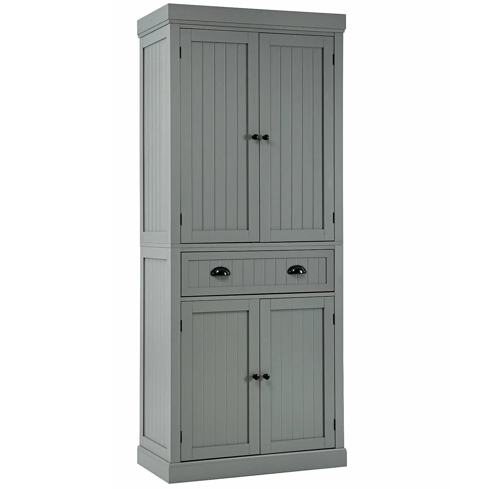 Cupboard Freestanding Kitchen Cabinet w/ Adjustable Shelves by DirectDeals