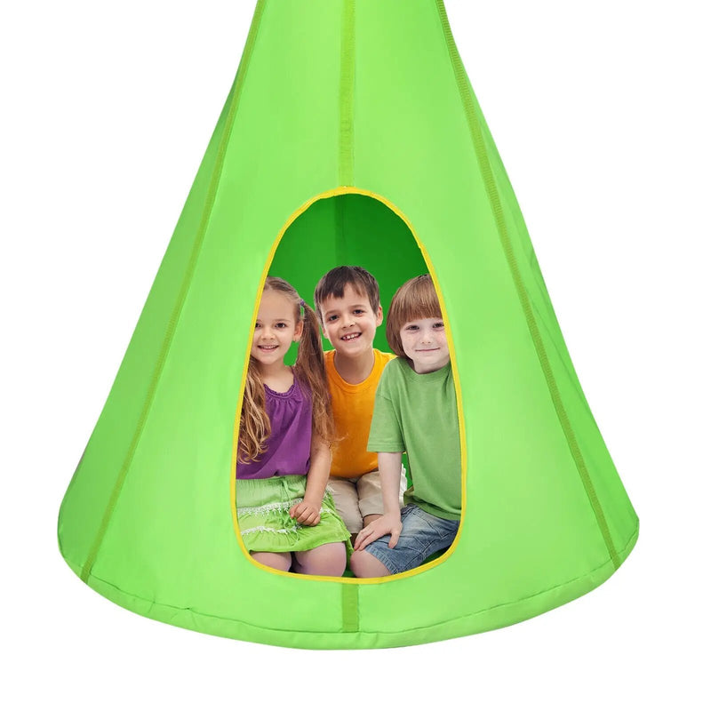 40 Inch Kids Nest Swing Chair Hanging Hammock Seat for Indoor Outdoor by DirectDeals