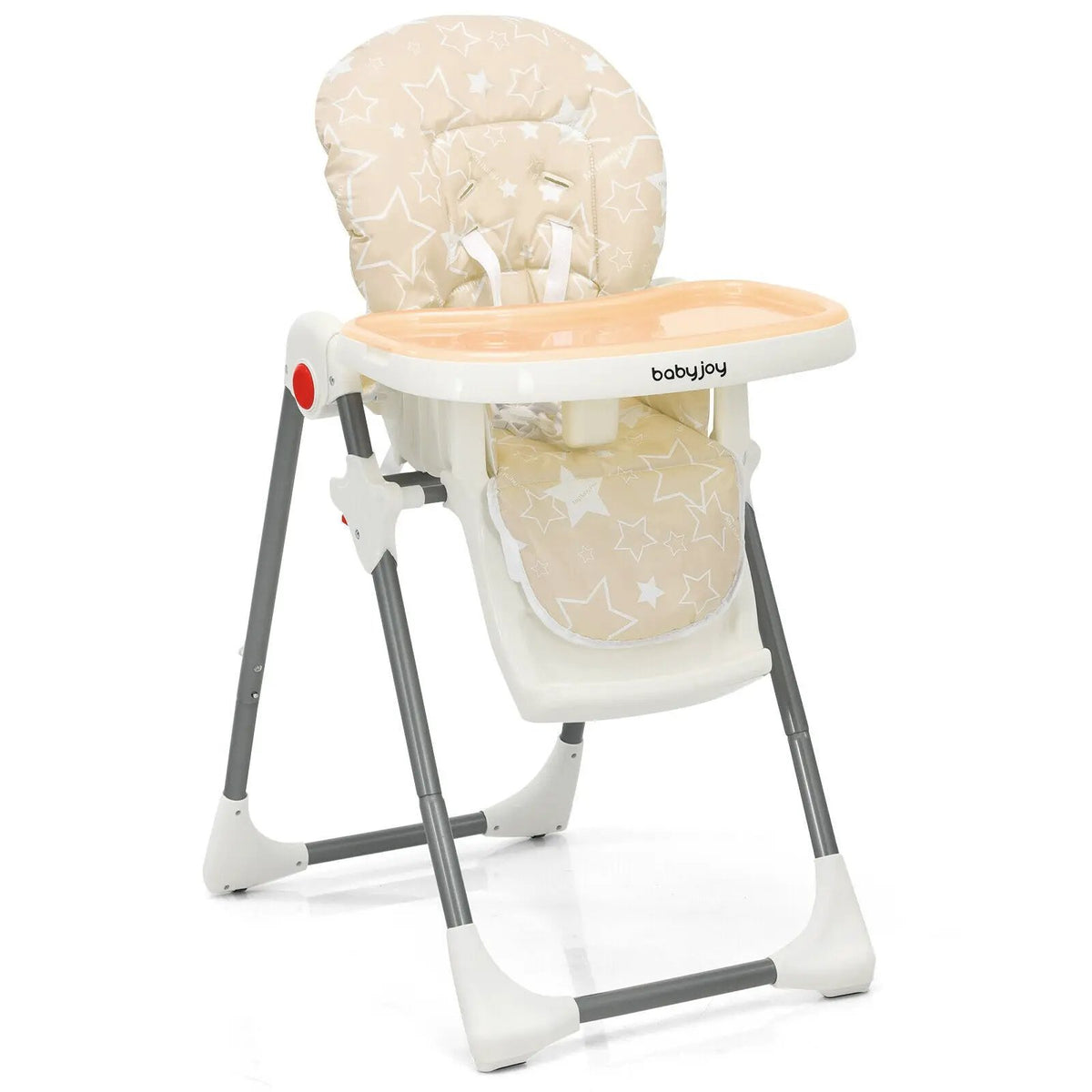 Folding Baby High Dining Chair with 6-Level Height Adjustment by DirectDeals