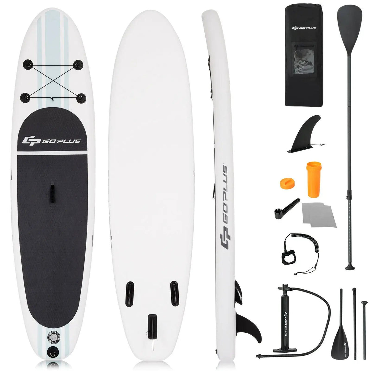10 feet Inflatable Stand Up Paddle Board with Paddle Pump by DirectDeals