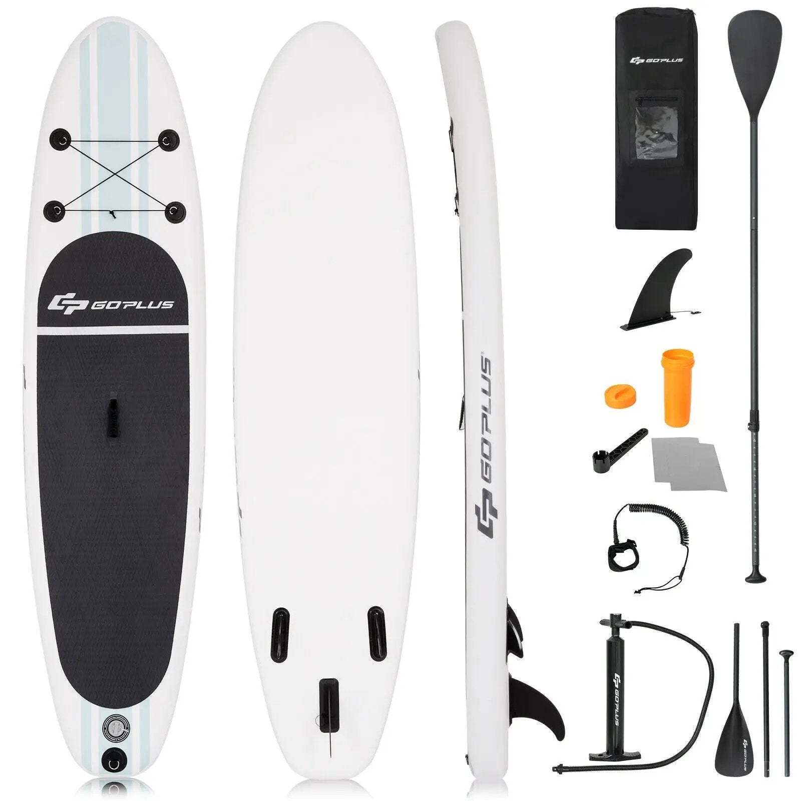 10 feet Inflatable Stand Up Paddle Board with Paddle Pump by DirectDeals