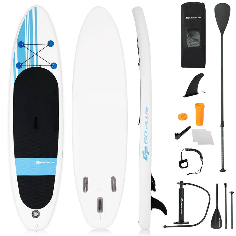 10 Feet Inflatable Stand Up Paddle Board with Carry Bag by DirectDeals