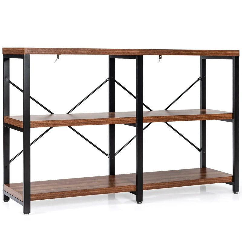 3 Tier 47 Inch Console Metal Frame Sofa Table by DirectDeals