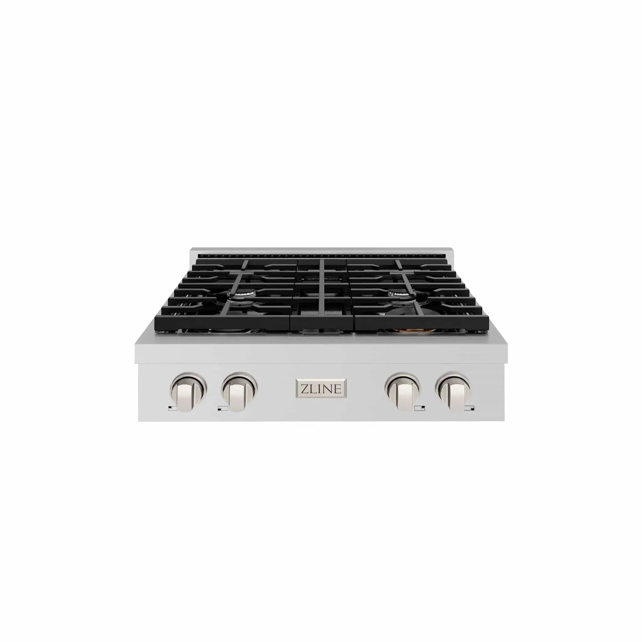 ZLINE 30" Paramount Gas Rangetop Stainless Steel SRT30 by Farmhouse Kitchen and Bath