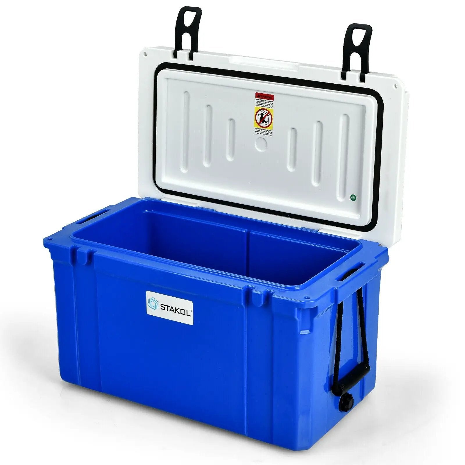 58 Quart Leak-Proof Portable Cooler Ice Box for Camping-Blue by DirectDeals