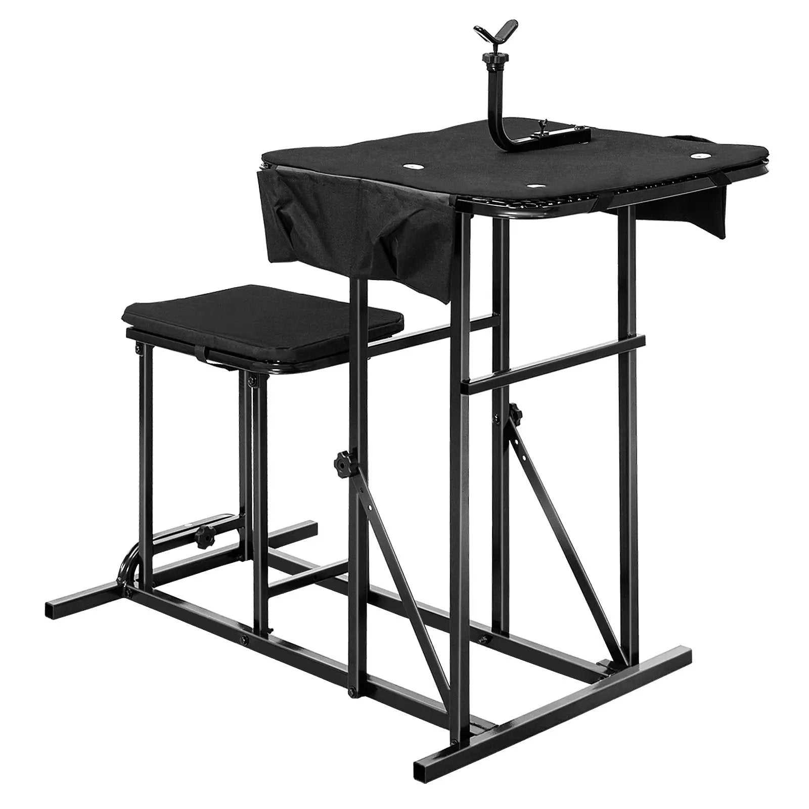 Foldable Shooting Bench with Adjustable Height Table by DirectDeals
